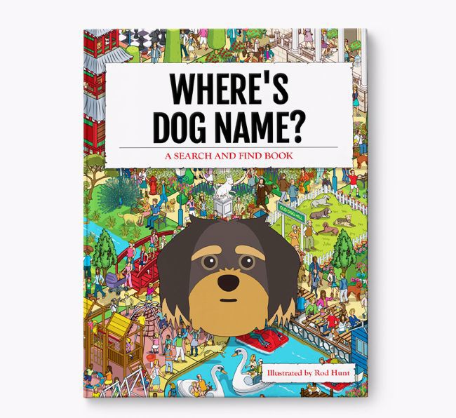 Personalised Where's {dogsName} Book